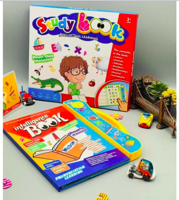 E Book For Kids Education. Sound Book for Children, English Letters & Words Learning Book, Fun Educational Toys