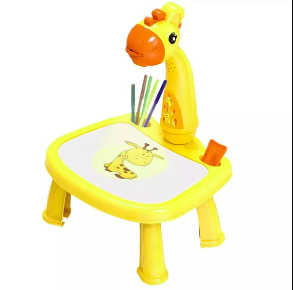 Drawing Projector Table Set for Kids Girls Include Unicorn Art Supplies, Pink Doodle Sketcher Table Kit Toddler Tracing and Painting Projection - Image 2